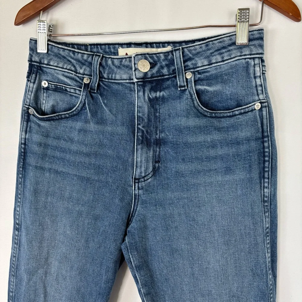 AMO Chloe Crop Straight Jeans You Are Loved Size 28‎
